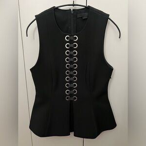 Alexander Wang Peplum Scuba Top